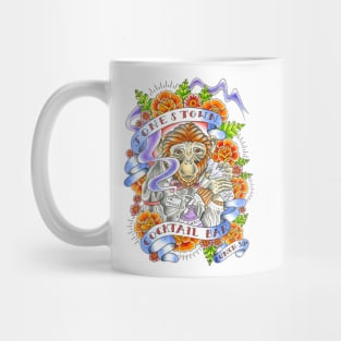 jonestown inspired tattoo design Mug